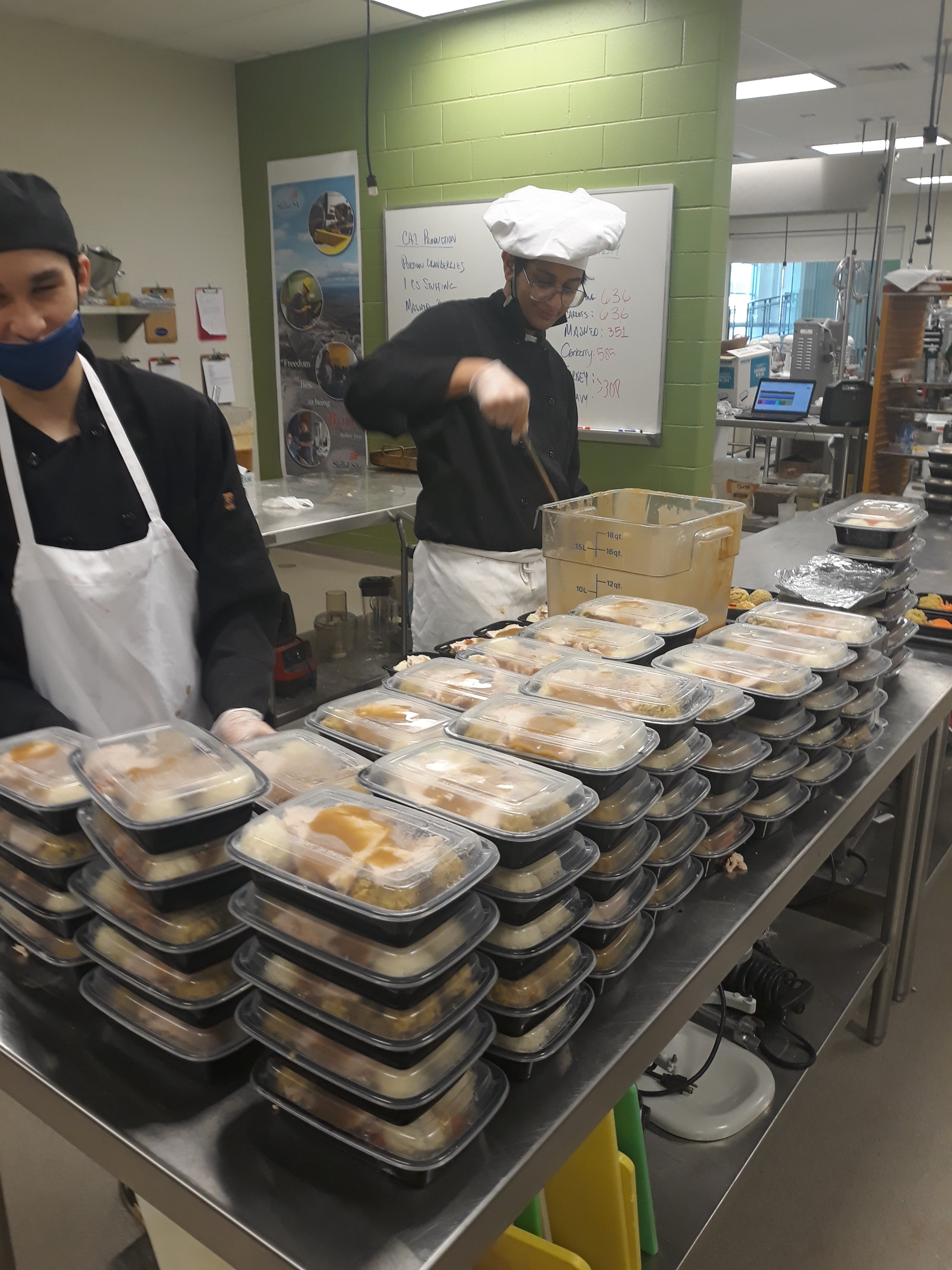 Salem High School on Twitter "SHS's culinary program packaged close to