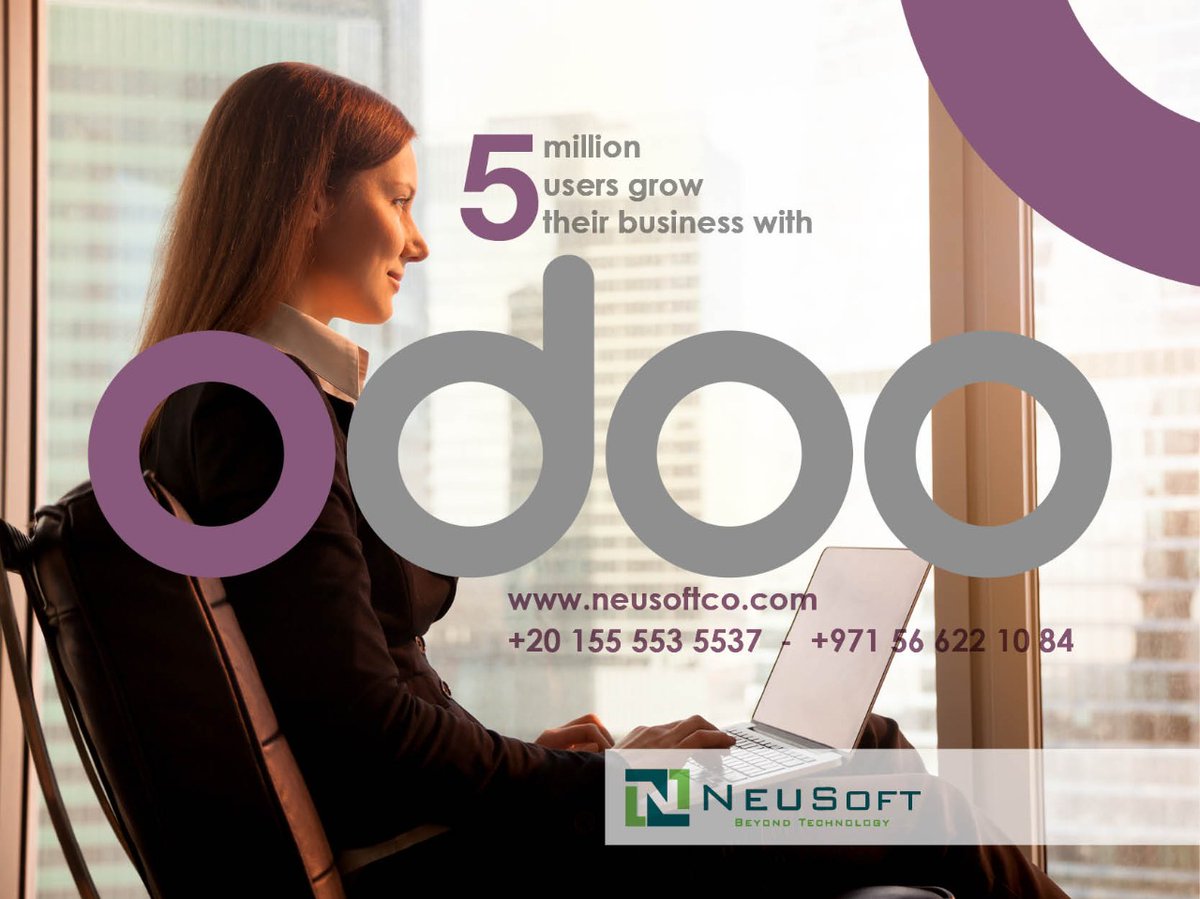 NeusoftC's tweet photo. Odoo ERP system would be the best ever decision for your business. We deliver expected results on time and within budget

+20 1555535537
+971 525106622
#Neusoft #erp #business #erpsoftware #Odoo https://t.co/TrsbVnHUXs
