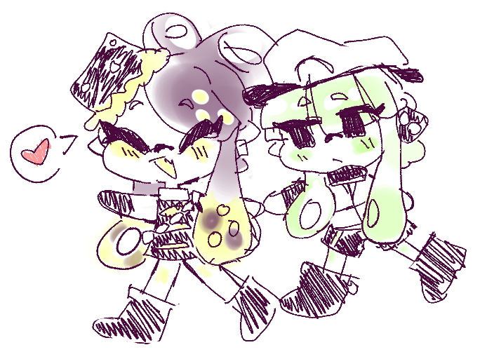 bunboybf's tweet photo. :D x :I
This is the only splatoon ship to exist sorry
#3cal #calli3 #Splatoon3 https://t.co/mDc4DraZ1r