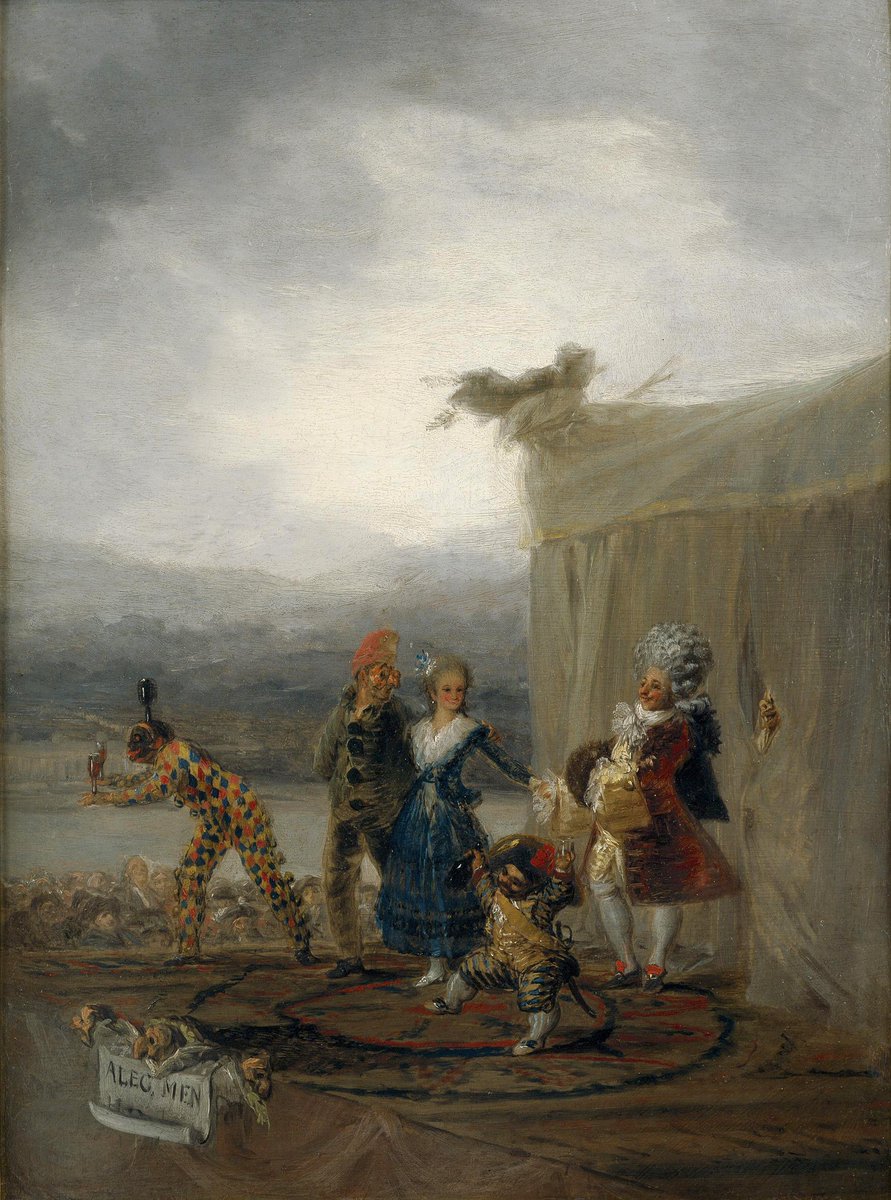 RT @artistgoya: The Strolling Players, 1793 #franciscogoya #goya https://t.co/7kHUUp1xeC