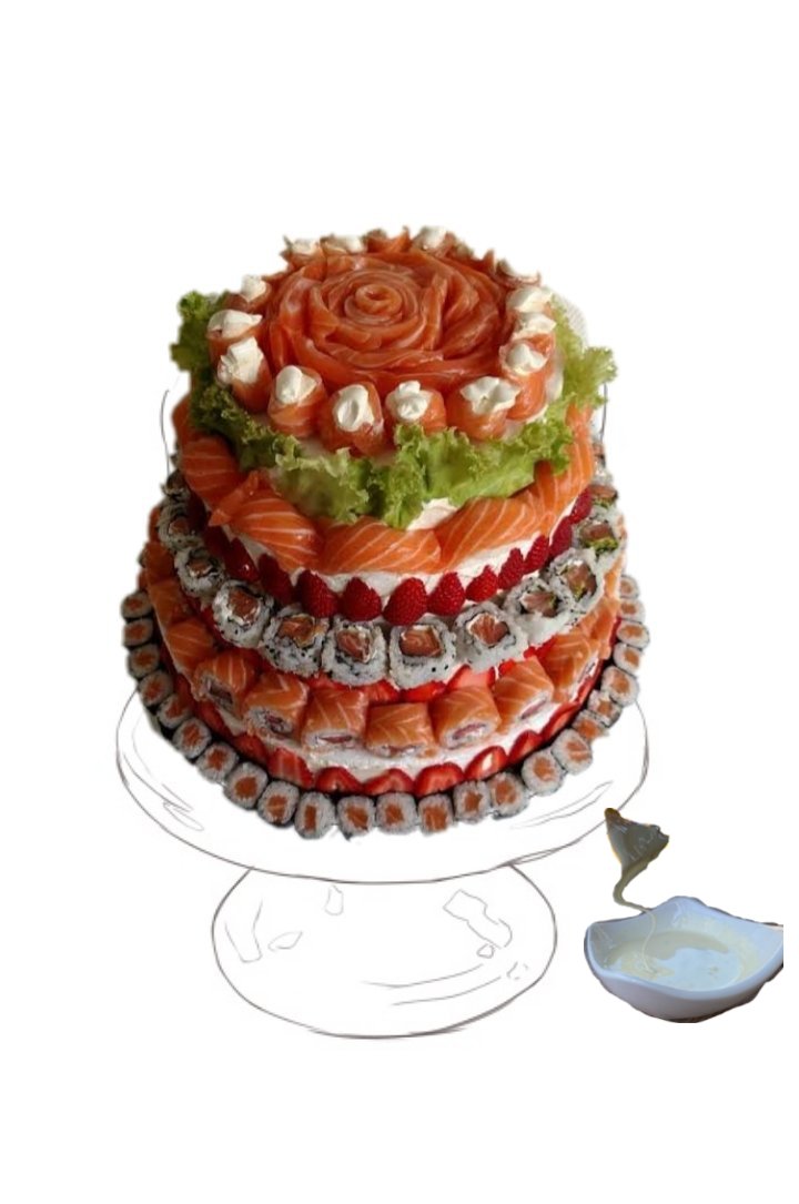 novaluphile's tweet image. ㅤ
Team Cinnamon - Sushi Cake with Cheese Dipping Sauce. 
ㅤ