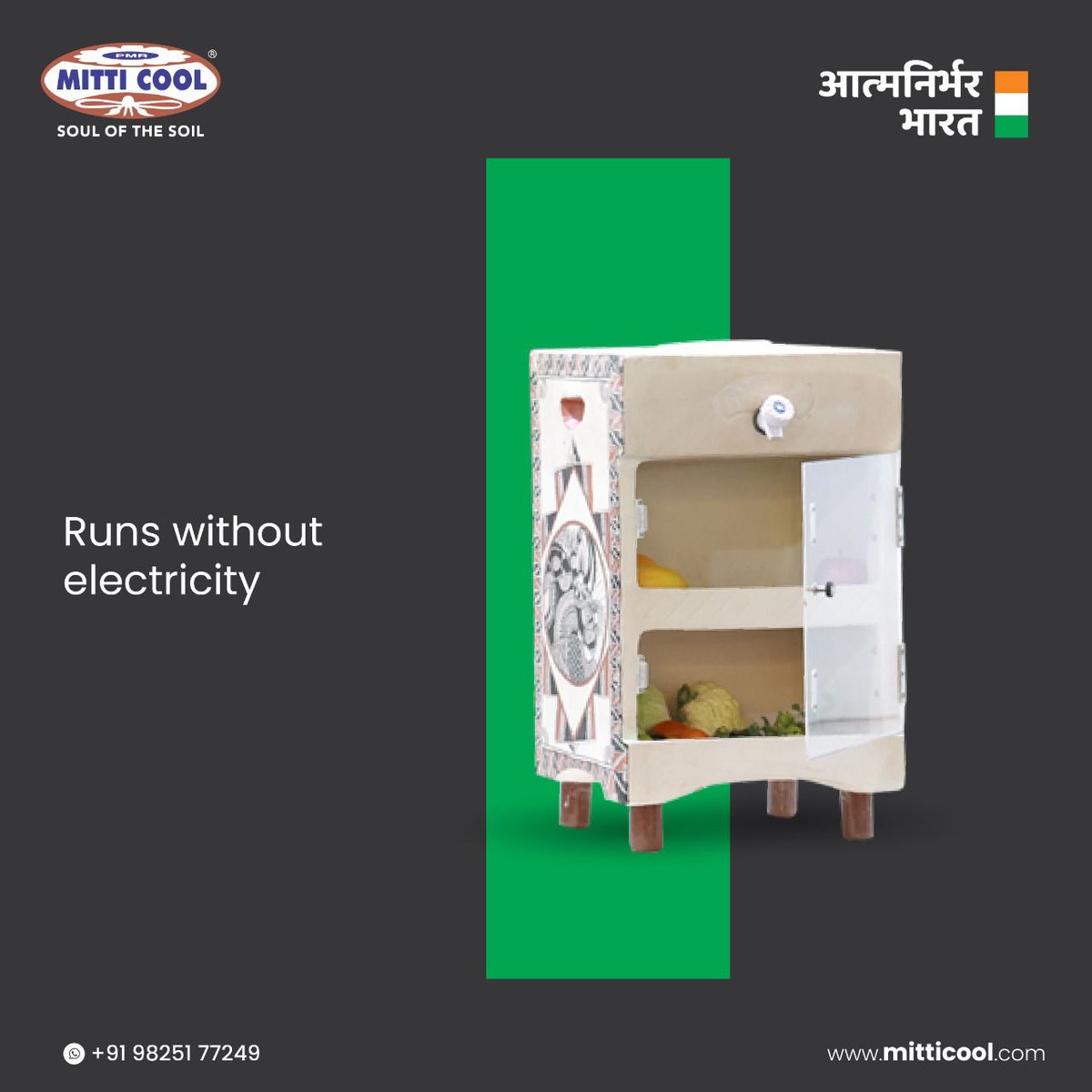 1st time in #India #introducing #Mitticool Earthern Clay #refrigerator save #electricity store more #food with #pure #protein and no worry of maintanence
.
.
.
Serving at all over India
.
.
.
#custom #creativity #environment #product
#Earthenware #Beneficial #EcoFriendly