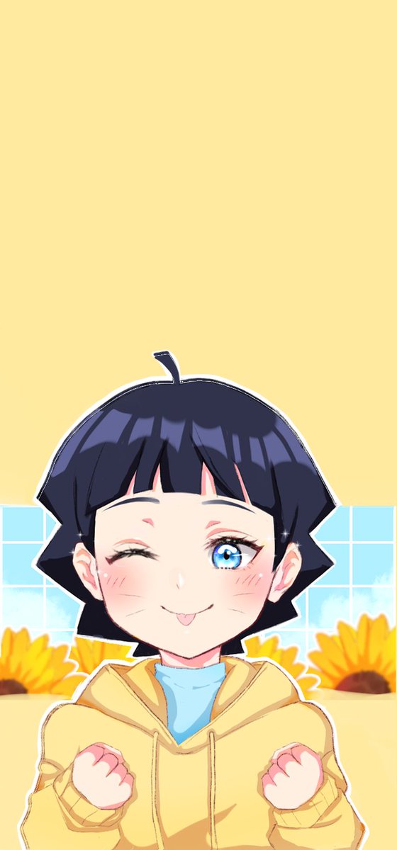 Repost this adorable little sunflower fanart that I made 11 months