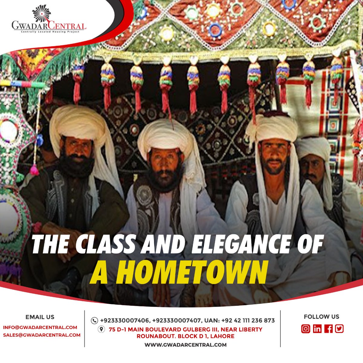gwadarcentral's tweet photo. The cultural heritage with a perfect blend of elegance and class makes the Gwadar a place to cherish.
Book your 5 &amp; 10 Marla and 1 Kanal Residential Plots, 4 and 8 Marla Commercial plots on easy monthly installments.
For booking details contact:
+92 333 0007406
+92 333 0007407 https://t.co/xt9kd5UxJ7