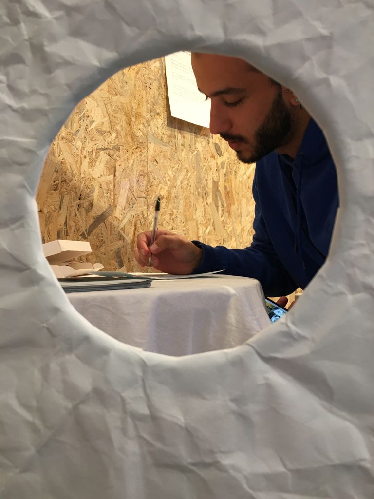 spare_tyre's tweet photo. #12daysofST - day 11
In September we teamed up with @AngelaClerkin @TheAlbanySE8 for the Festival of Radical Care. Our Pods Of Solace sensory installation was complemented by workshops exploring writing as self care, microgreens, and a meeting for carers.
https://t.co/SKOjOHJt8R https://t.co/6sbVm4SCNc