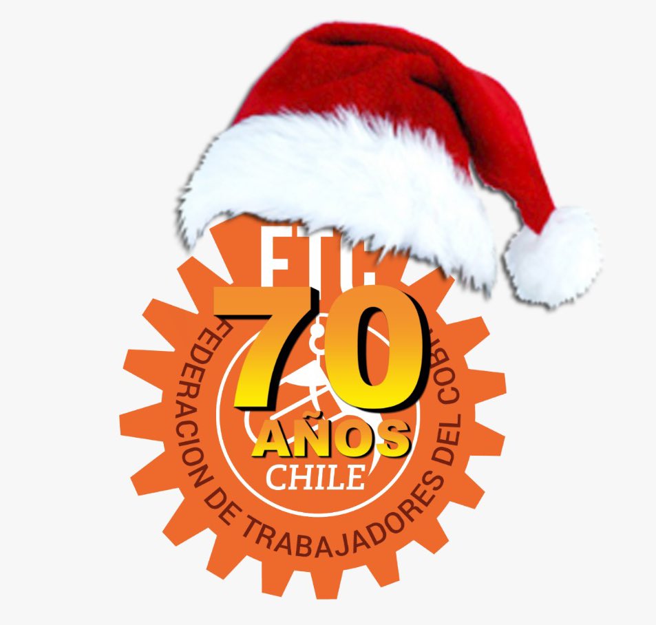 FTCobre's tweet photo. #FelicesFiestas Desde la Federación de Trabajadores del Cobre @FTCobre les enviamos un afectuoso saludo de fin año! Feliz Navidad! Y un próspero y mejor Feliz Año Nuevo 2022! Mira nuestro mensaje completo 👉 https://t.co/gM5VSh1l2M @ctmineria @Cutchile @OITAmericas @CodelcoChile https://t.co/87GPi8iQtp