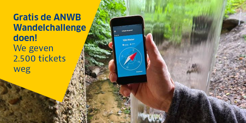 Binnen blijven... óf de deur uit gaan voor een unieke wandeling? Geheel corona-proof en lekker in de buitenlucht. We geven #gratis 2.500 tickets voor de ANWB Wandelchallenge weg. Kijk voor meer info op:  bit.ly/3JhnKuf