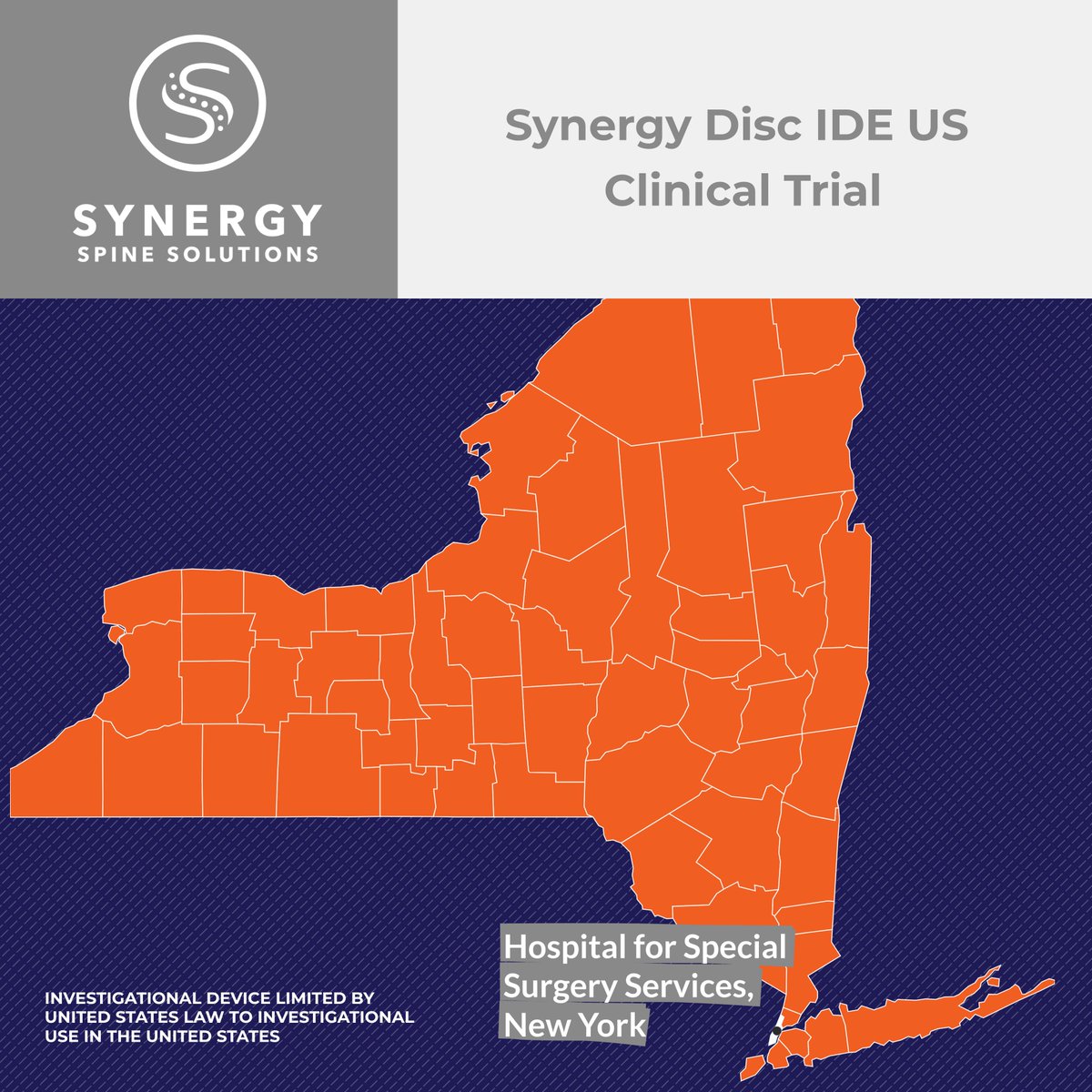 synergy_spine's tweet photo. We’re proud to be working with the @HSpecialSurgery in New York, led by Dr Sheeraz Quershi, Dr Russel Huang and Dr Sravisht Iyer as part of the Synergy Disc US IDE study.
More information on the trial ➡️ https://t.co/NHwHpYF5Gg
#spine #orthopaedic #synergydisc #clinicaltrial https://t.co/HRqxDSoGaI