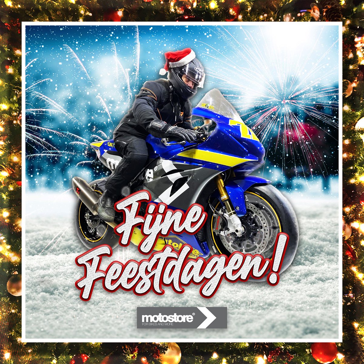 Motostore_B's tweet photo. MOTOSTORE BARENDRECHT WENST JE HELE FIJNE FEESTDAGEN EN EEN MOOI EN GEZOND 2022!!

We hopen je na half januari weer te mogen begroeten in onze winkel. https://t.co/0Aq8iSlTFe