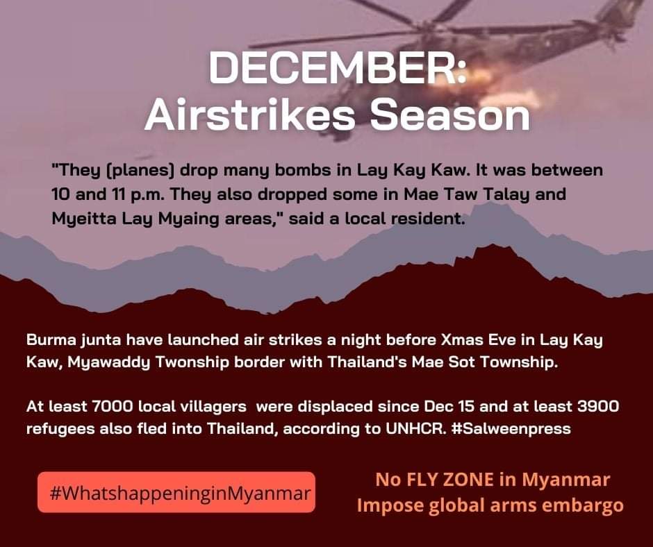 Arielsanoo's tweet photo. @CNN https://t.co/DfQWSWvx43
#WhatsHappeninglnMyanmar 
#NoFlyZoneInMyanmar 
#SaveMyanmar https://t.co/41EkdzMlZv