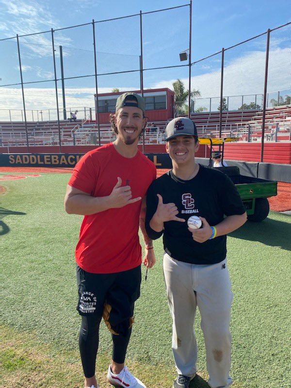 Big ups and a ton of respect to @SSchumaker55 + all of his special guests at this weeks @TeamNEGU Baseball Camp. @Lorenzen55 @cojo__18 @j_jackson_27 Coaches Rich & Chris too! I’ll say it for him since he deleted all of his social media accounts. #THANKYOU still talking about it!