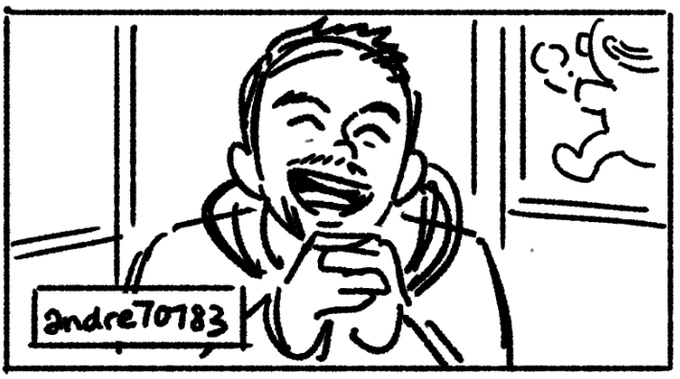 old zoom doodles of co workers 