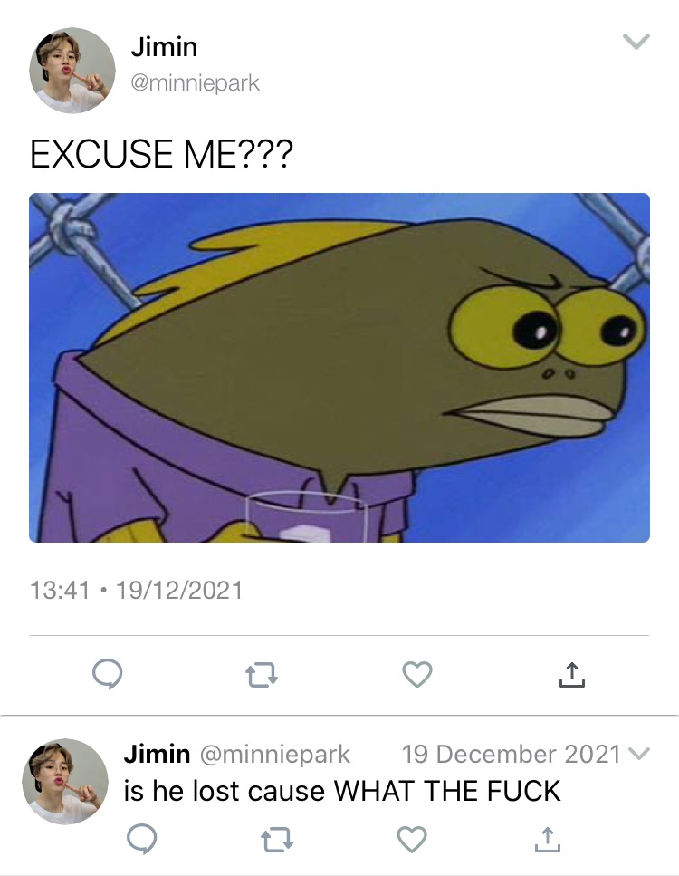 sunflwrjimi's tweet photo. 6+1 #jikookau 🔞

6 times jungkook thinks he is sexting a girl he recently matched with on tinder, and 1 time he realises that he has been accidentally texting his crush (who hates him) cause they're both named park jimin. https://t.co/QZsHrMFbQG