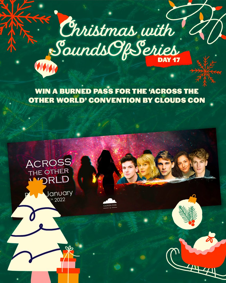 SoundsOfSeries's tweet photo. #CHRISTMASWITHSOS - DAY 17
Win a Burned pass for the 'Across the Other World' convention by Clouds Con.
To enter:
▪️ RT this tweet
▪️ Follow @SoundsOfSeries & @CloudsCon
▪️ Subscribe to our youtube channel: https://t.co/YogxpMoT0l https://t.co/dFlzHkrQdo
