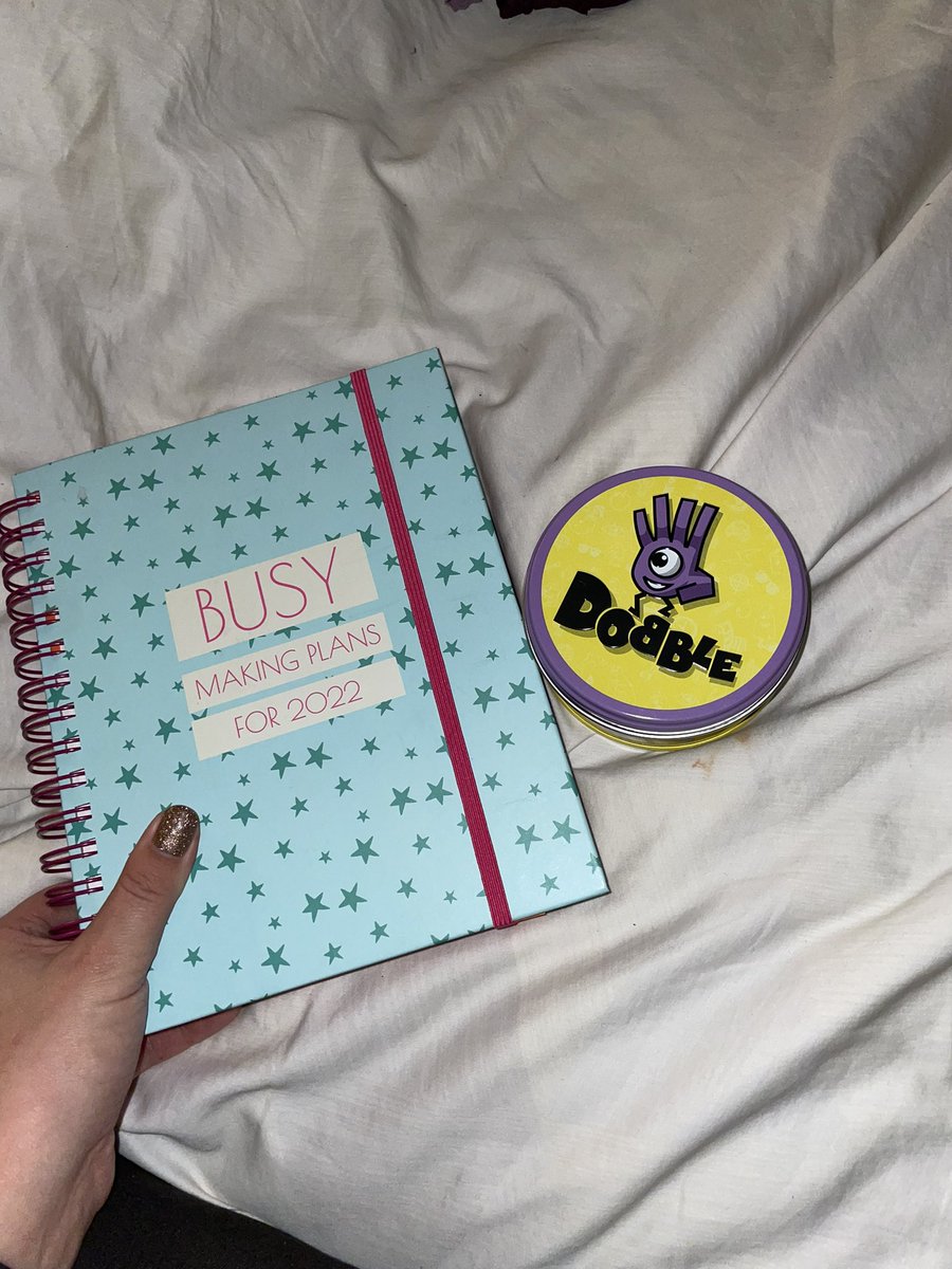 FreyaSmithSLT's tweet photo. Treated myself to two early Christmas presents this year! Some students at @AlbrightCentre taught me how to play Dobble and I was in disbelief at how rubbish I was at it.. time to get practising ready for the new year! 🤓 https://t.co/c2WOpUaGS1