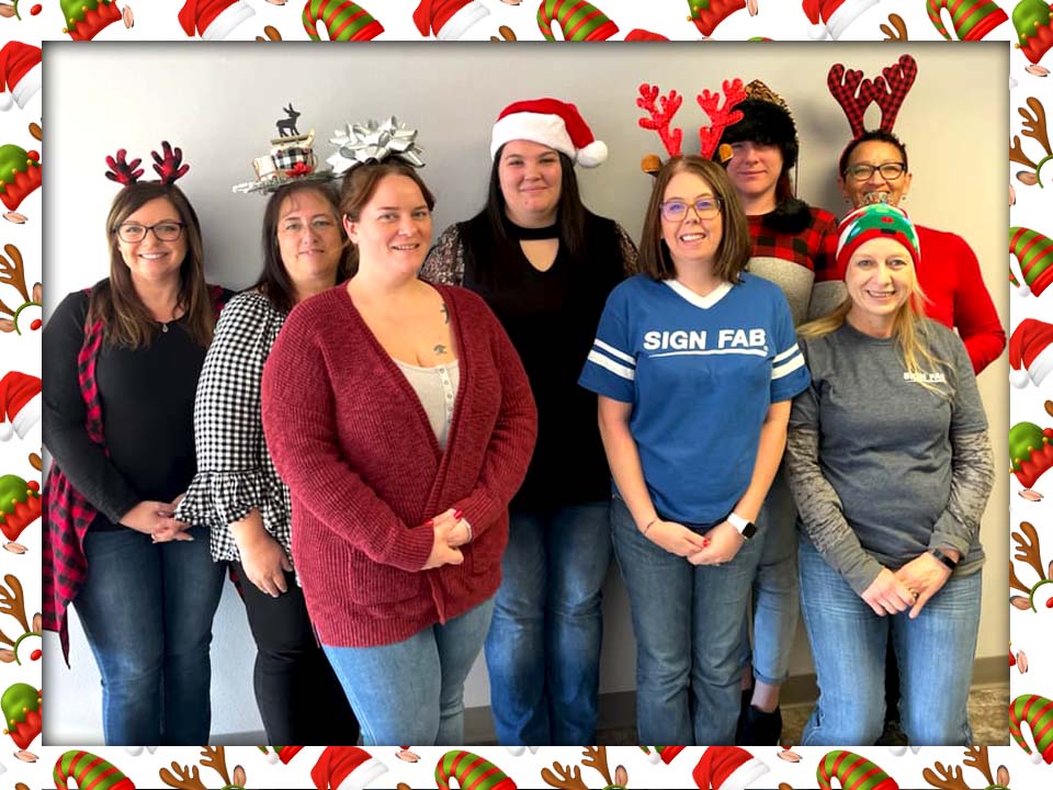 SignFabInc's tweet photo. We like smiling, smiling's our favorite!πOur #sales team had some fun dressing up this week.
Also, thank you for a great year and #MerryChristmas.
We will be closed December 24th and next Friday, December 31st for #NewYear's.
#SFNewsletter --> https://t.co/jzPKYQzNiX https://t.co/nEVdWxqVYl