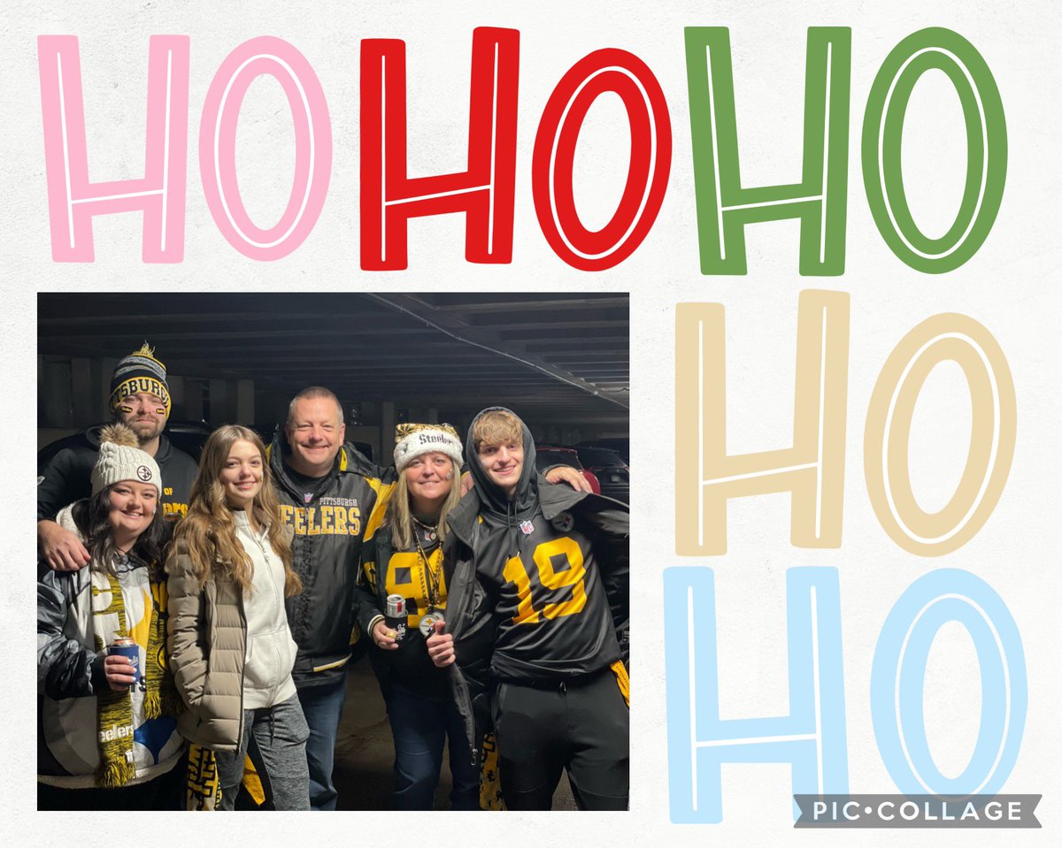 lfaucher's tweet photo. @steelers @SteelersUnite Merry Christmas Steelers!! #NEfans #HereWeGo https://t.co/KS94bh3896