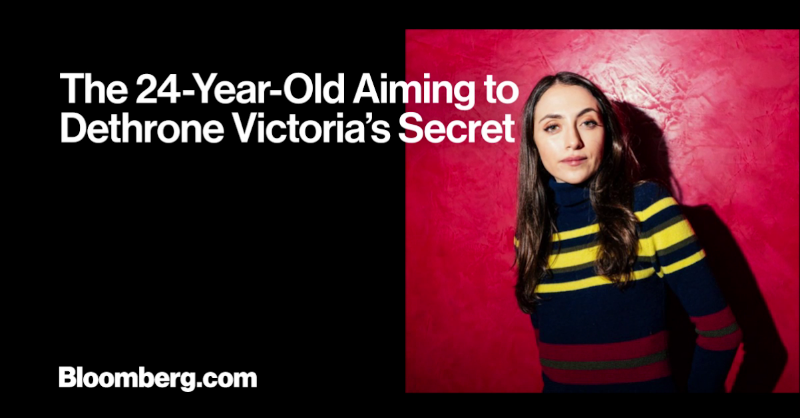 business's tweet photo. The 24-Year-Old Aiming to Dethrone Victoria’s Secret