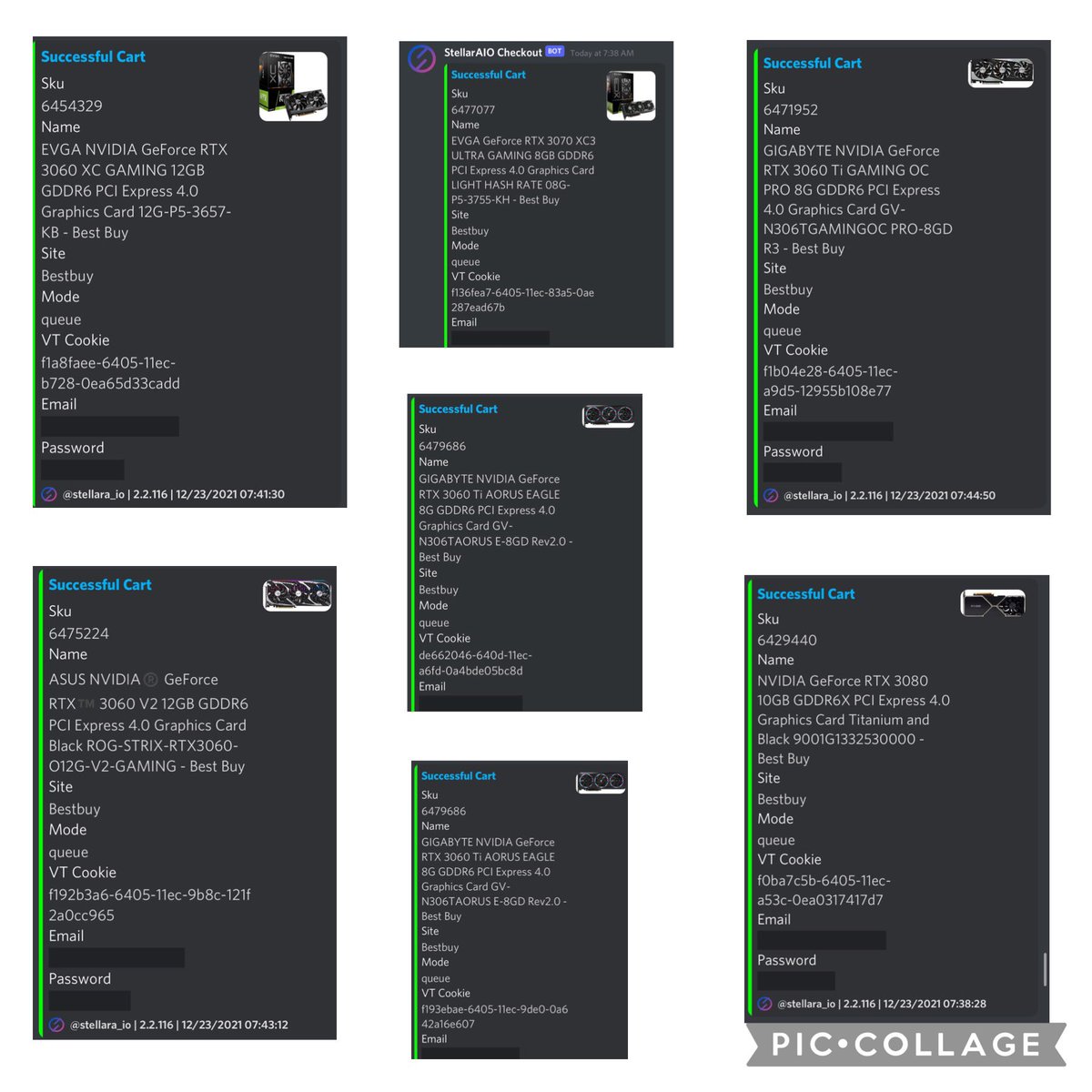 carloskickss's tweet photo. Had many checkouts. Could’ve checked out more but got fraud alert on my card. Thanks @stellara_io and @StellaProxies https://t.co/iRaokMG3g5
