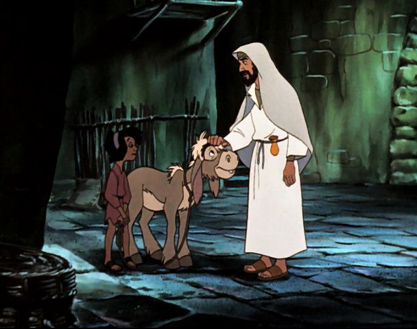 SammTheMan999's tweet image. I’m not religious but I do love great animation and Don Bluth made this really beautiful short right before leaving Disney and I think it’s worth watching! It’s got a lot of sweet moments and heart that go beyond the biblical story and work on there own! #SmallOne