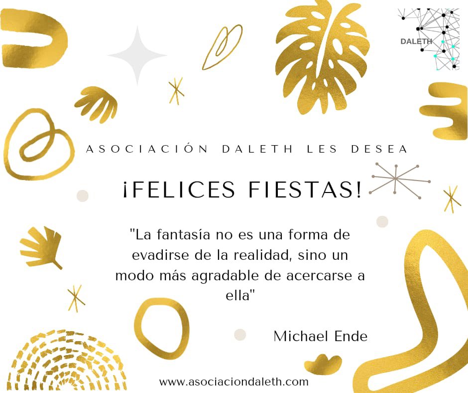 DalethCoaching's tweet photo. ¡El Equipo Daleth os desea Felices Fiestas ✨🪅🧑‍🎄 y Próspero Año Nuevo 2022! #FelizNavidad #asociacióndaleth #desarrollosostenible https://t.co/Fb74npRGFl