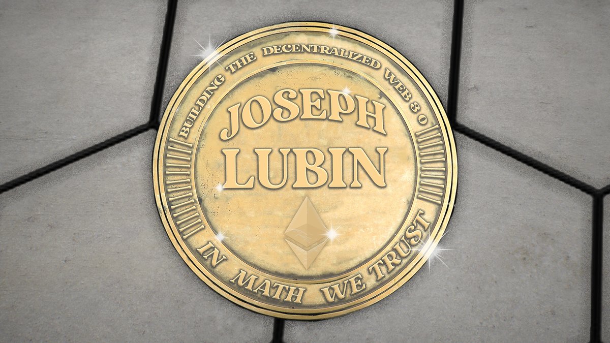 cryptoland's tweet photo. Today we are announcing the next granted coin in Cryptoland’s walk of fame. 

This one goes to one of the biggest names in the space, involved with the creation of Ethereum and many other outstanding project, @ethereumJoseph https://t.co/j9GOLBMIDN