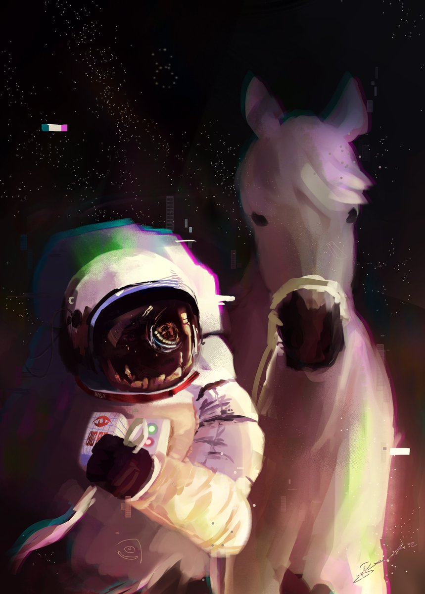 What a fantastic end to the season! Loved the editing in Tango's final episode, it was such a treat. Painted him and Adequate in space as a tribute. o7

Here's to season 9!

#hermitcraftfanart #hermittwt