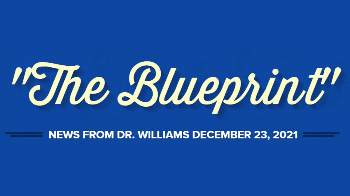 Good Afternoon,

The link for the December 23, 2021 Edition of, The Blueprint, is below for your review.  

smore.com/59ay4