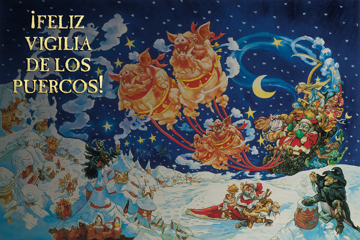 amtimes's tweet photo. ¡Feliz Vigilia y ojalá Papá Puerco os traiga muchos pedazos bien grasientos! https://t.co/KOUcq6b3zk