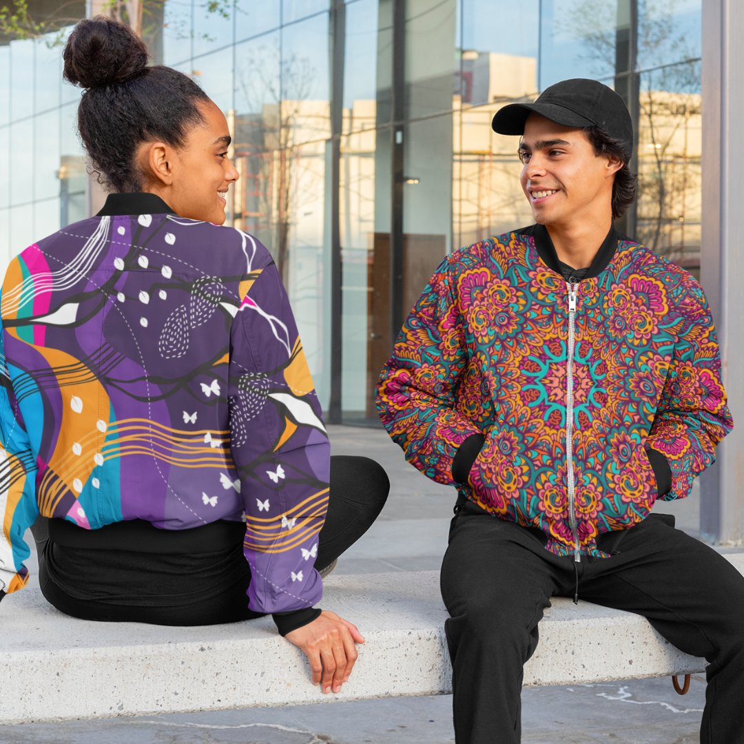 AllAmbitionsUS's tweet photo. These jackets are the bomb! Well, Bomber Jackets that is! Create your own jacket on our site! Visit our LINK IN BIO to sign-up 😉

#PrintOnDemand #AllAmbitons #Dropship #BomberJacket #Sublimation https://t.co/scCW9994dG