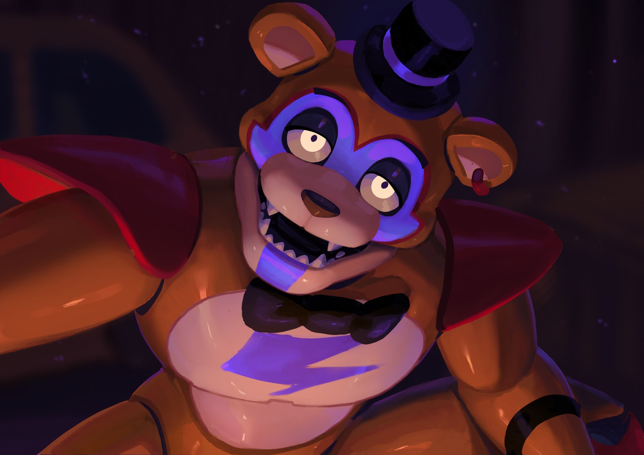 Mawarisaka3 on X: Charge the energy for Freddy.🐻❤⚡  t.coVN2SeqXdJt  X