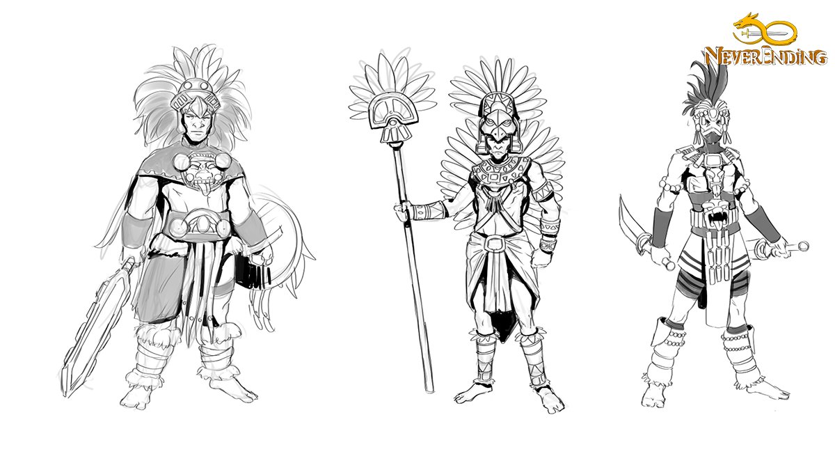 BeNeverEnding's tweet photo. Respectfully including inspiration from diverse cultures makes your world more interesting and welcoming. These fantastic Mesoamerican-inspired character options are coming soon!
#DnD #TTRPG #LatinRepresent #MexicanRepresent #inclusion #ttrpgfamily https://t.co/TV3sGsfnA1