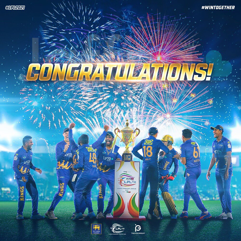 LPLT20's tweet image. They thought like champs, played like champs and fought like champs! 🏆 @KingsJaffna @OfficialSLC @PereraThisara 

#LPL2021 #එක්වජයගමු #ஒன்றாகவென்றிடுவோம் #EkwaJayagamu #Cricket #WinTogether #SriLanka #Season2 #T20cricket #LankaPremierLeague #TheFutureisHere