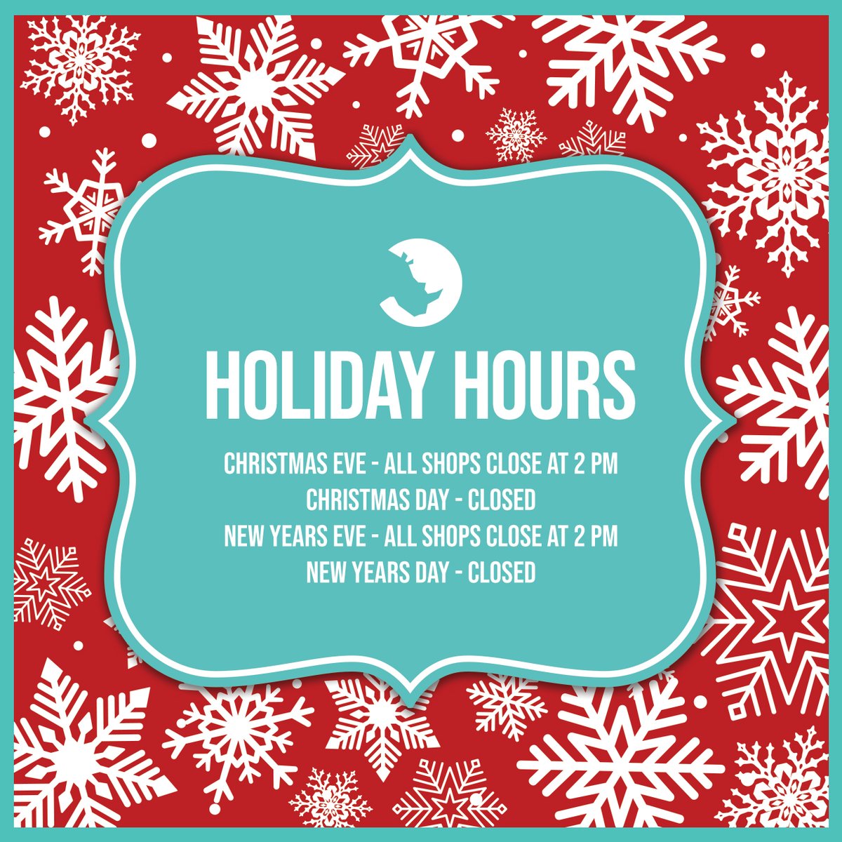 rhinocoffee's tweet photo. Just a friendly reminder that our shops will be closing tomorrow at 2PM for the Christmas holiday!  Stop in before 2PM tomorrow to grab those last minute gift cards and fun WR merchandise! https://t.co/yrgknp7UBN