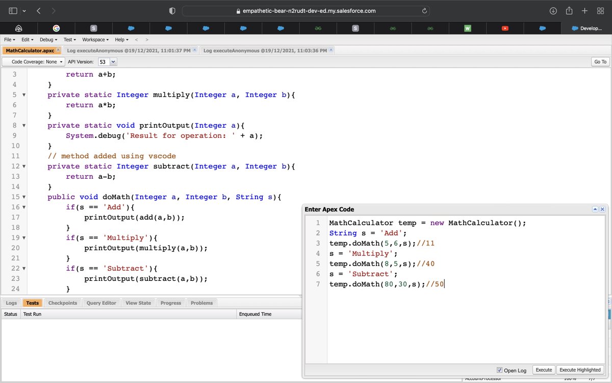 apuljain5's tweet image. Day 13 of #100DaysOfSalesforce
Youtube:
- What are SOSL Queries in APEX?
- How to Access Record Returned by SOSL in Apex?
- Search Groups in SOSL
- Developer Tools & Debugging Tools | DAY 3
Assignment Completed @ApexHours
#salesforceapex #Salesforce #100DaysOfCode