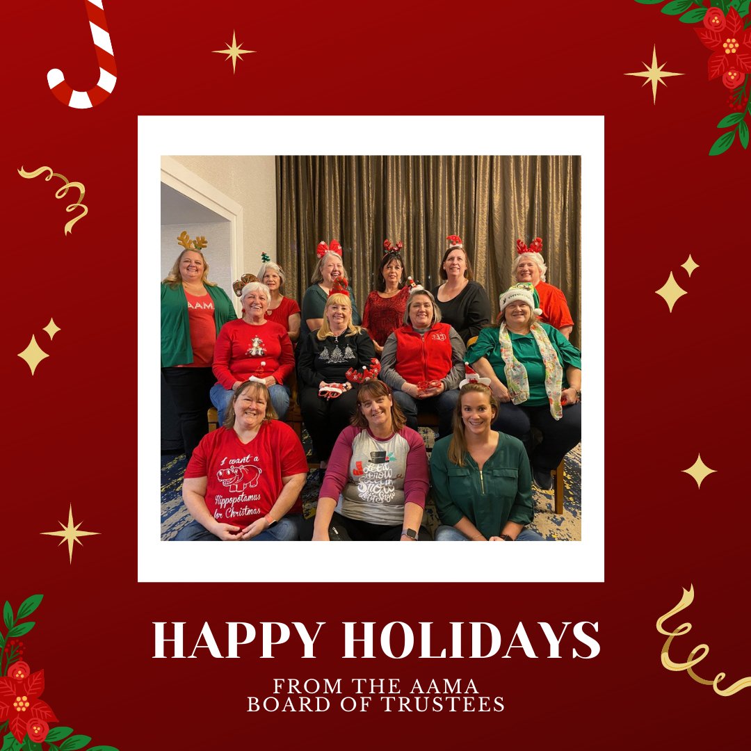 AAMAOfficial's tweet photo. The AAMA Board of Trustees wishes you, our AAMA medical assisting family, a very merry holiday season! May your holidays be filled with love and joy.
#HappyHolidays #MerryChristmas #TheAAMA #AAMA #CMAAAMA #CertifiedMedicalAssistant #MedicalAssistantStudent #MedicalAssistant https://t.co/y33u2Xq01p