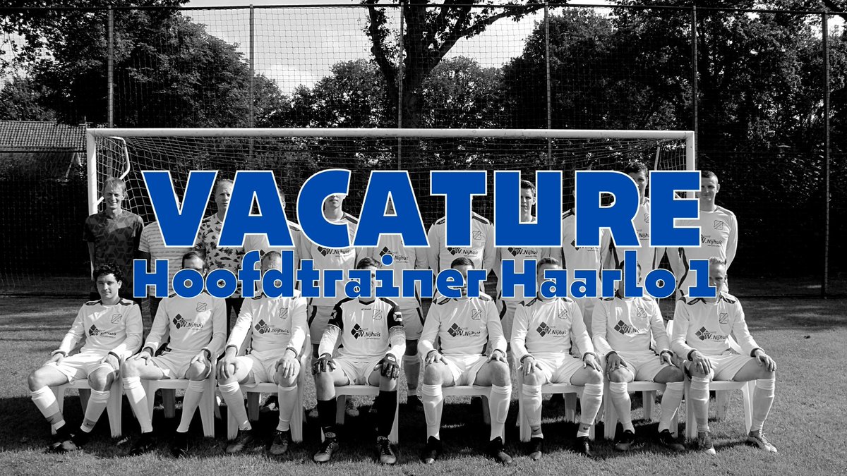 SpHaarlo's tweet photo. Vacature hoofdtrainer eerste elftal. Voor meer informatie kijk op onze website https://t.co/OhEFYpX8bm #sphaarlo https://t.co/UuwElCF8rO