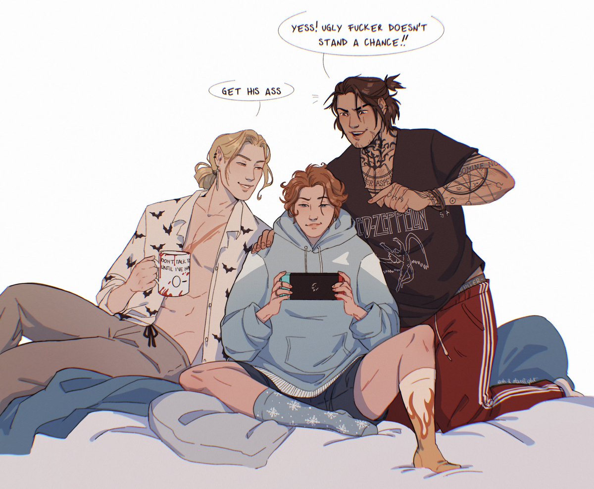 and_starlight's tweet image. They’re playing animal crossing #trephacard