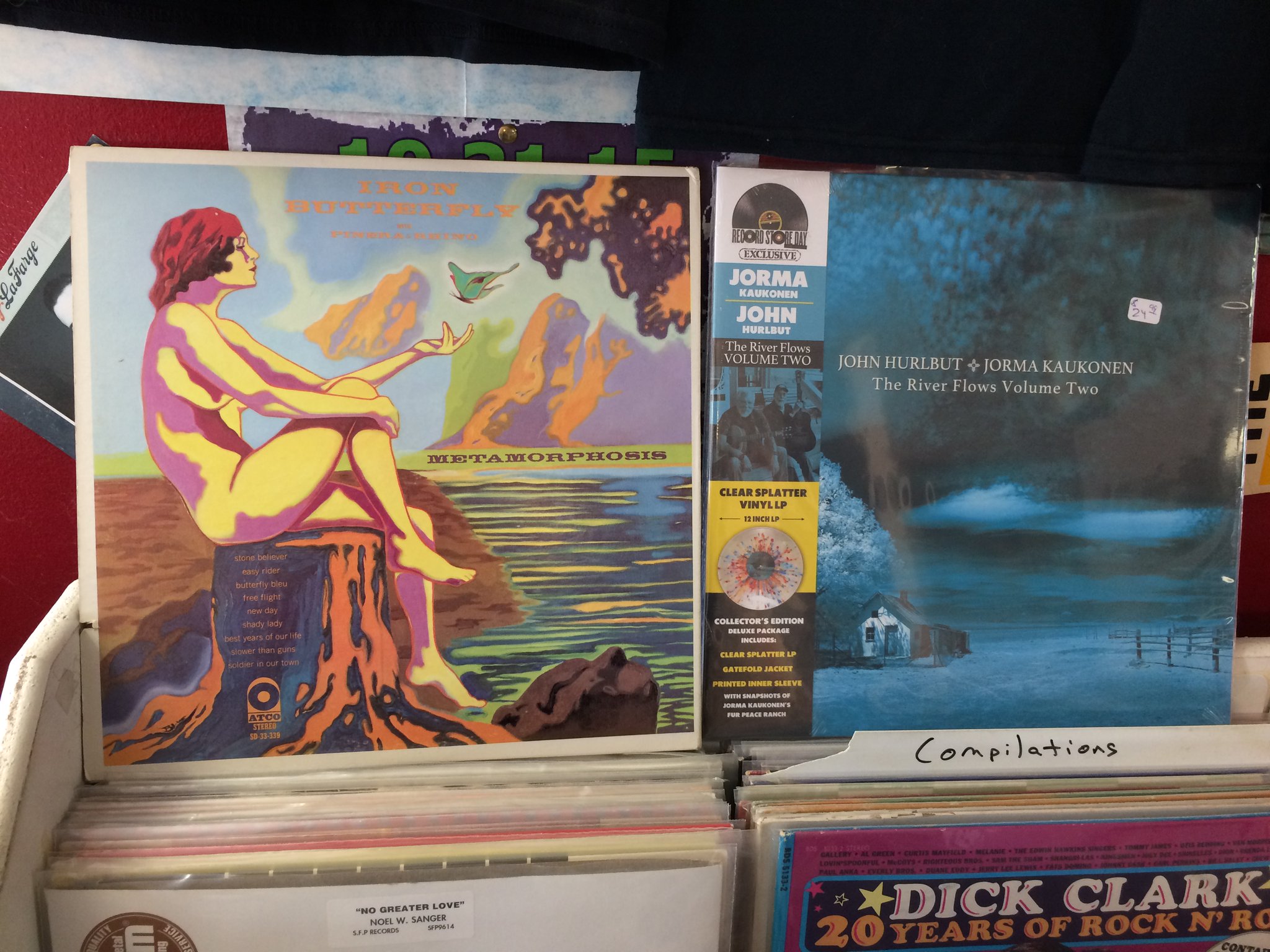 Happy Birthday to the late Ron Bushy of Iron Butterfly & Jorma Kaukonen (Jefferson Airplane/Hot Tuna) 