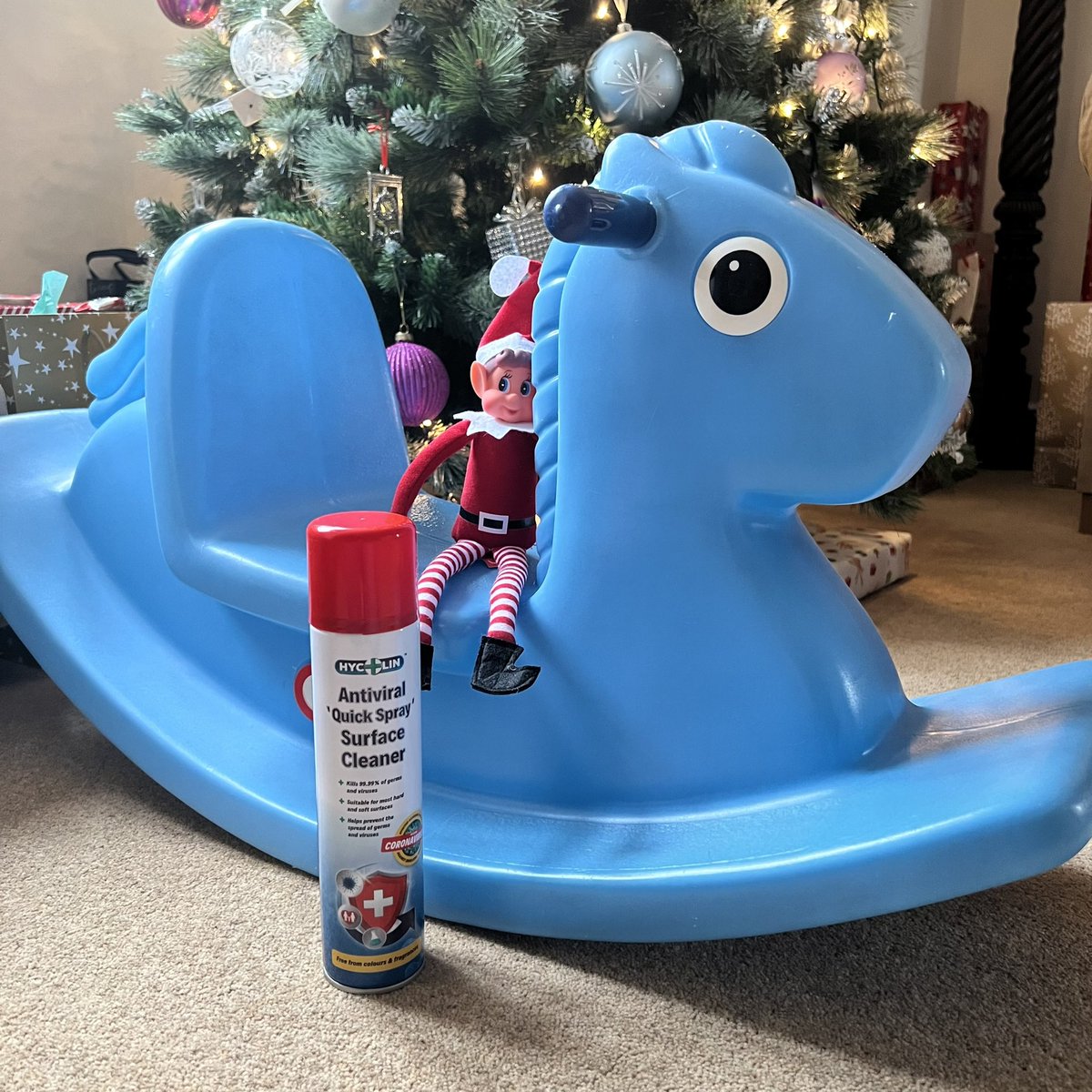 Our Antiviral Quick Spray is perfect for frequently touched areas such as door handles and hand rails 🎄🎅🏻🧝‍♂️
