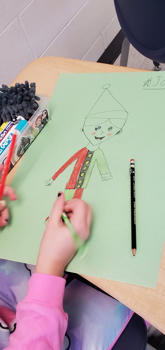 Our #4thgraderocks students took some time today for some holiday crafts and an elf-based reading activity. What would YOUR #elf look like?  Happy holidays #bscsd community. #weloveMTE <a href="/MiltonTerrace/">Milton Terrace Elem</a>