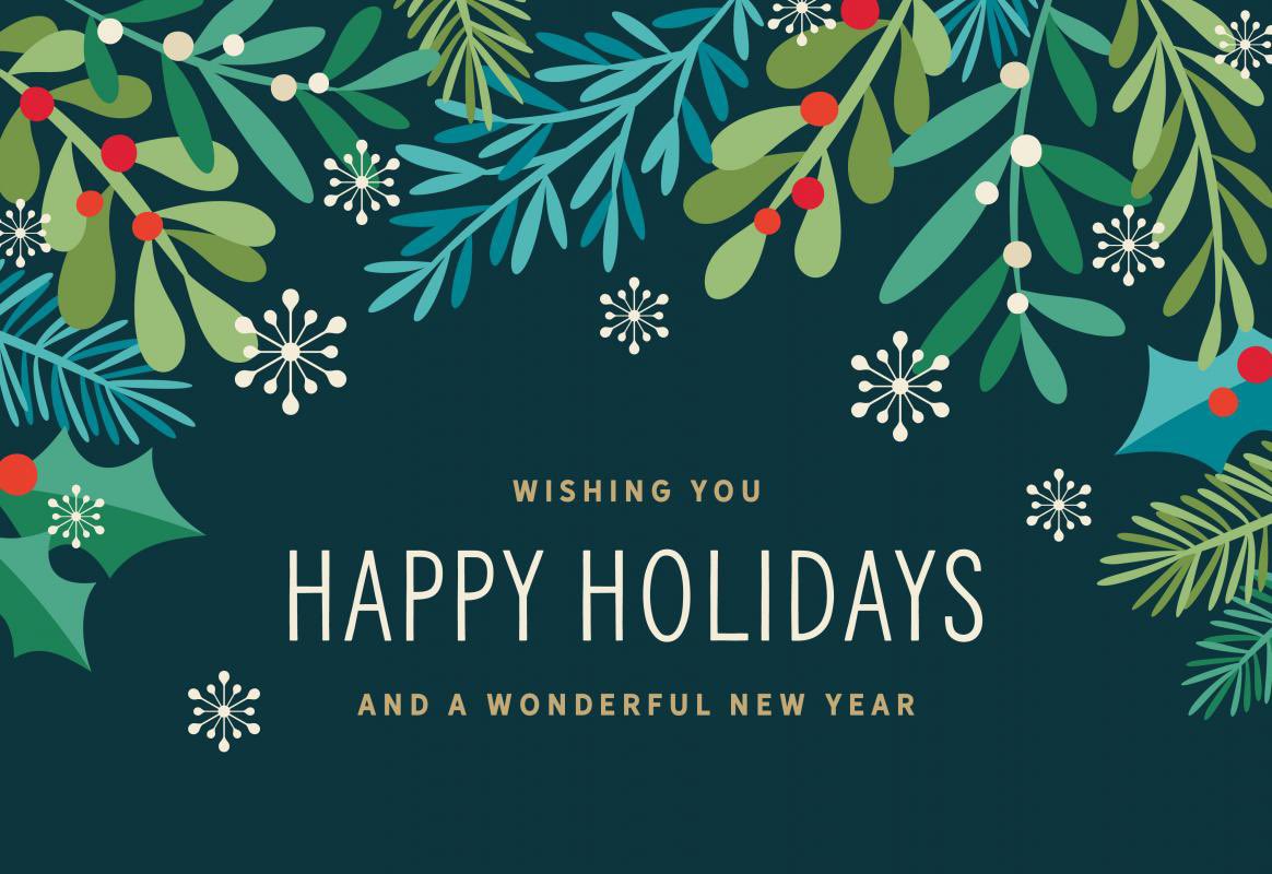 Wishing you all a happy Holiday season and joyous New Year! ❄️🎄✨