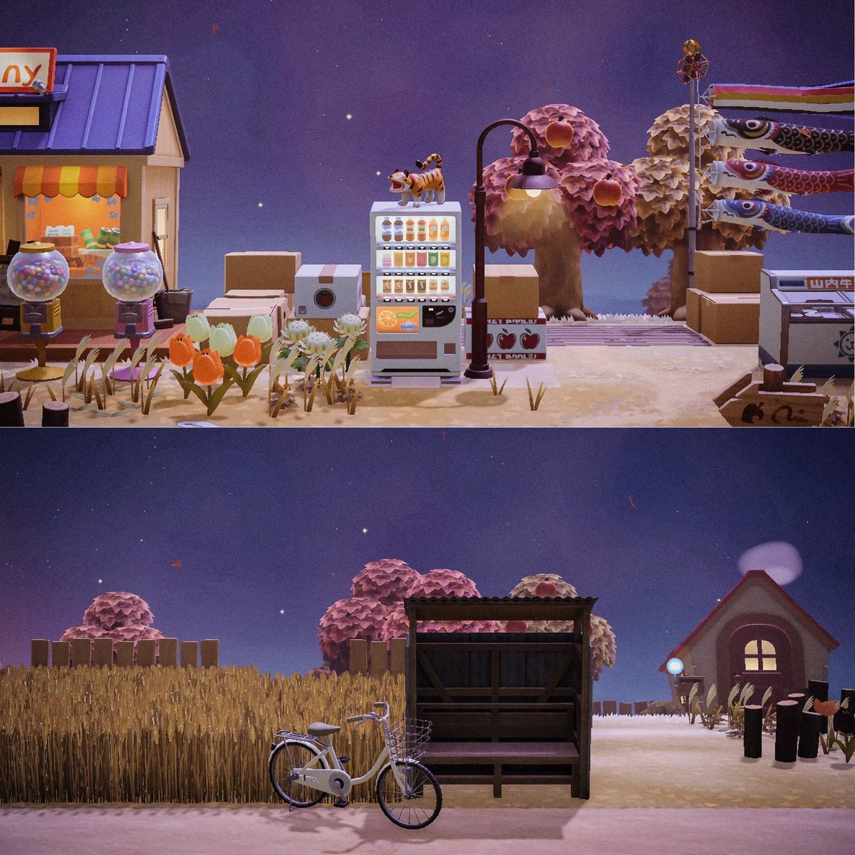 clear night skies 🌝

#AnimalCrossing #ACNH #ACNHDesign #どうぶつの森
