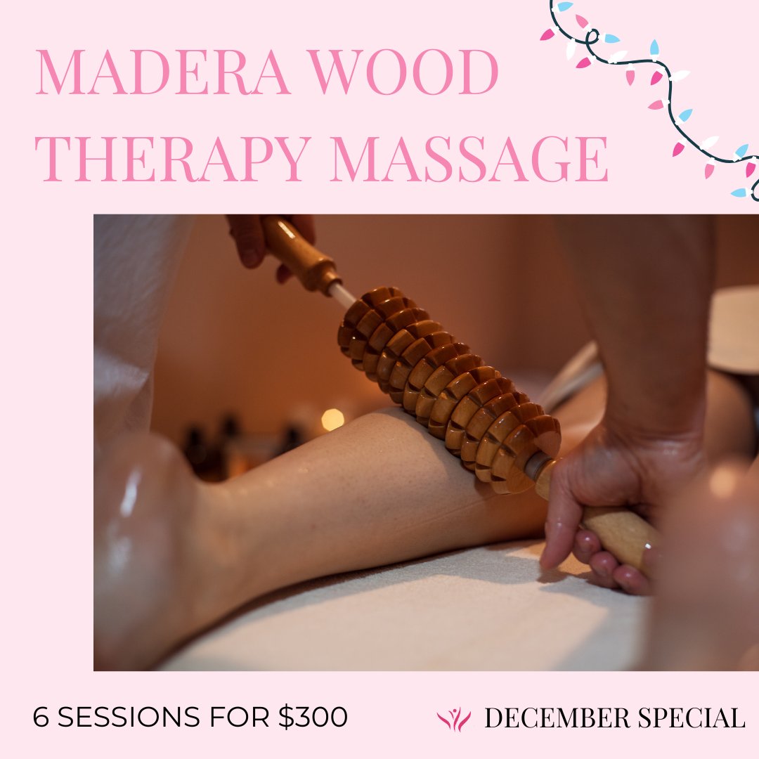 DermaClinicCG's tweet photo. Is the chaos of the holidays leaving you tense?

If so, you aren't alone. Take a step back from the holiday bustle and relax with our Madera Wood Massage. 

📞 Call us to book our 6 sessions for $300 special - available now until December 31, 2021. (786) 901-7235 ☎️ https://t.co/9qLgfgi0sQ