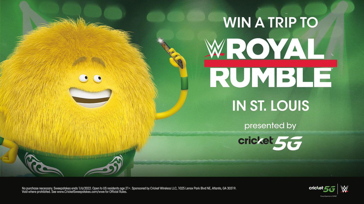 Dropping in to wish all my fans happy holidays! Also, my friends at @CricketNation want to fly you and a friend to #RoyalRumble in St. Louis. Don’t miss your chance! #ad 👇 mycrick.it/25ba40d6