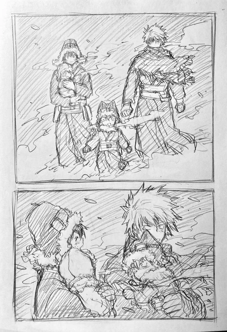 ラフ描き、💥🥦、新十ケツ

💥🥦ファミリー 
