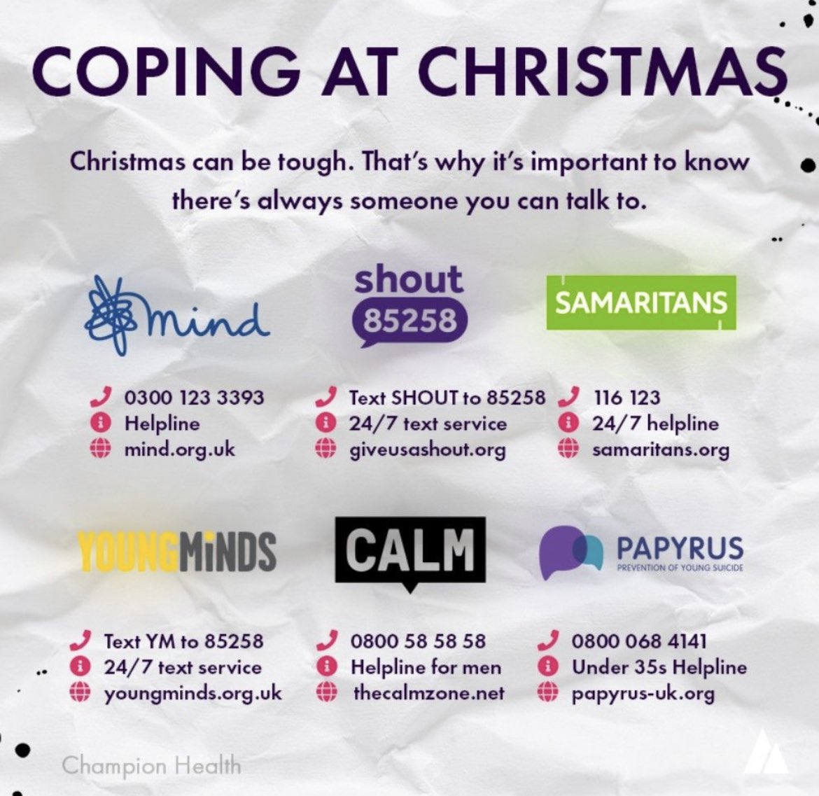 katherinealee's tweet image. Mental Health doesn’t take holidays off. Nor does it avoid those in industries with an ingrained macho culture (aviation &amp;amp; the military, I’m looking at you). 

Just a gentle reminder that there’s always someone there to listen. 

#MentalHealthMatters #formydad