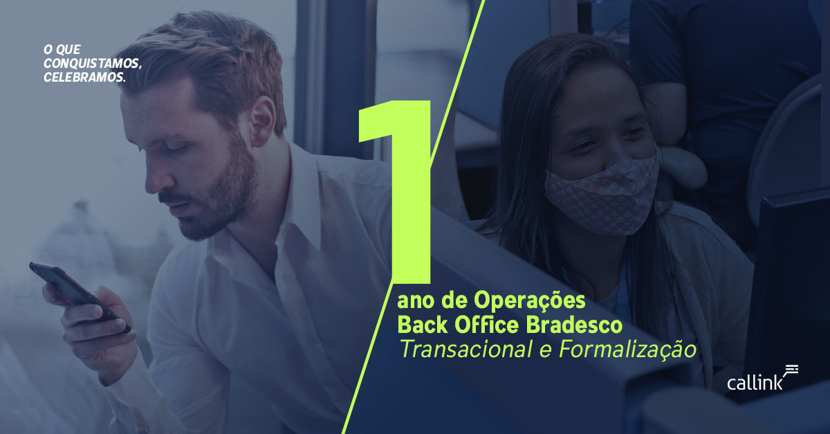 Callinkclk's tweet photo. 1 ANO DE OPERAÇÕES BACK OFFICE BRADESCO TRANSACIONAL E FORMALIZAÇÃO NA CALLINK!

Comemoramos e celebramos esta parceria que só cresce, graças ao comprometimento dos colaboradores e dedicação dos nossos clientes.

Parabéns e sucesso para todos!
Bradesco e Callink! https://t.co/XlySJ0sGcC