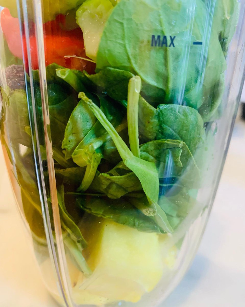 allangustin2's tweet photo. My suggested Christmas gift for someone you love…take time to treat yourself to 100% pure goodness #Nutribullet #spinach #pineapple #blueberries #celery #sweetpepper #H2O https://t.co/JDK3HTm6x6