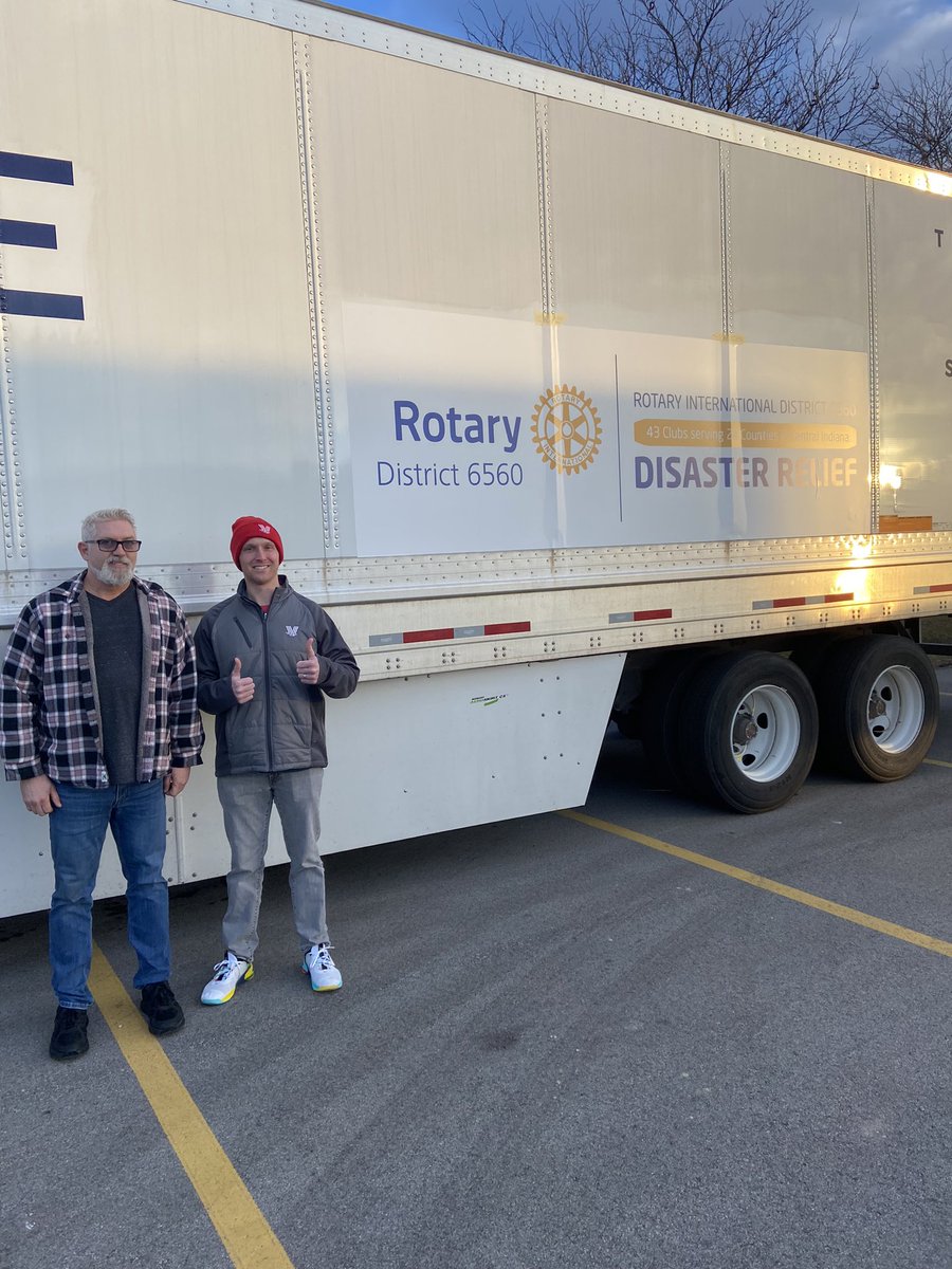 Loaded up and headed to KY with a donation load to assist Kentucky tornado victims. Safe travels on the way down, Jimmy